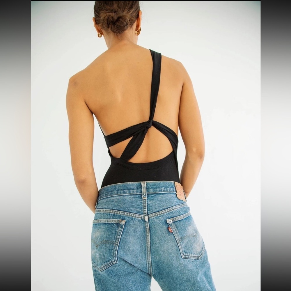 Aisling Cutout Bodysuit Black